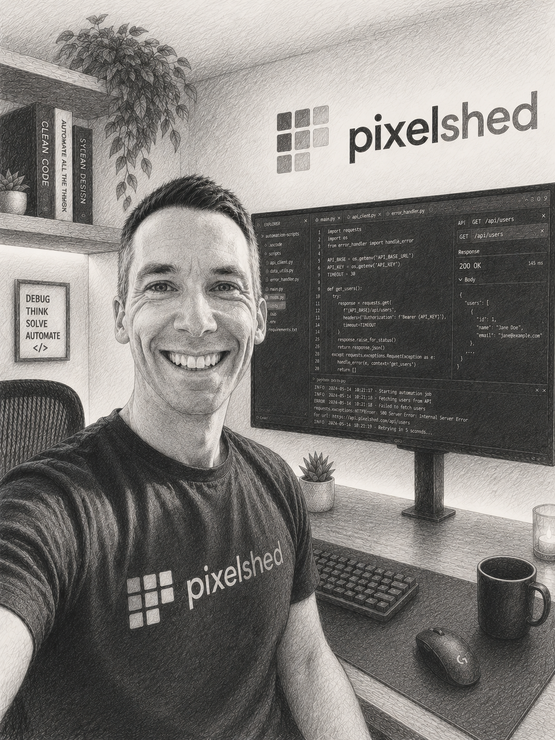 Tim Bland, co-founder of Pixelshed
